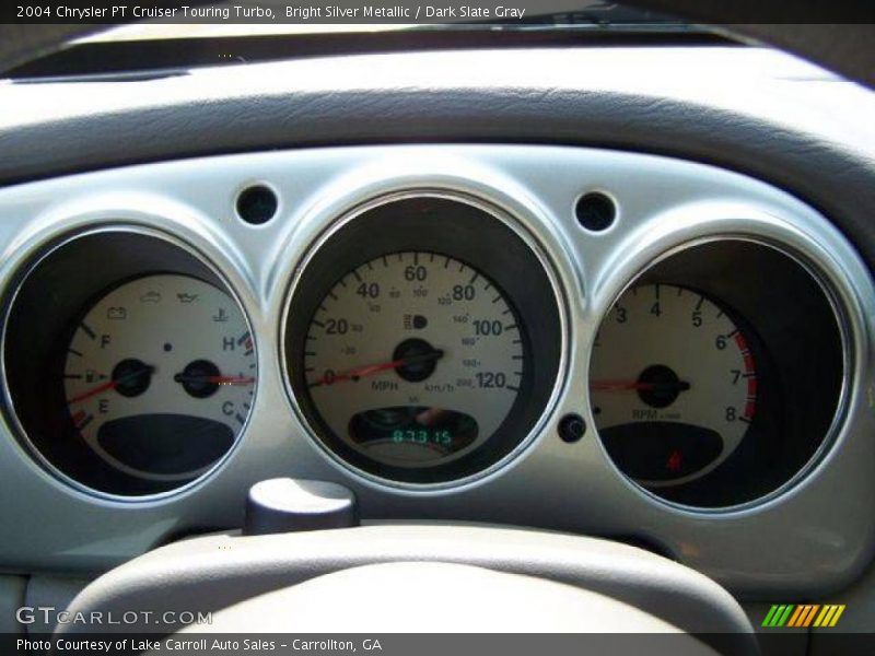 Bright Silver Metallic / Dark Slate Gray 2004 Chrysler PT Cruiser Touring Turbo