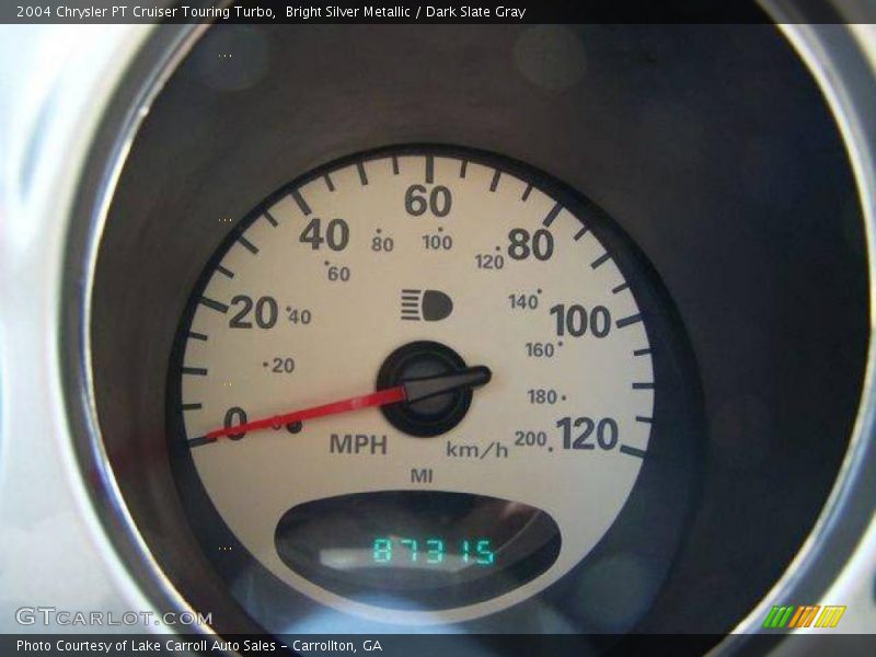 Bright Silver Metallic / Dark Slate Gray 2004 Chrysler PT Cruiser Touring Turbo