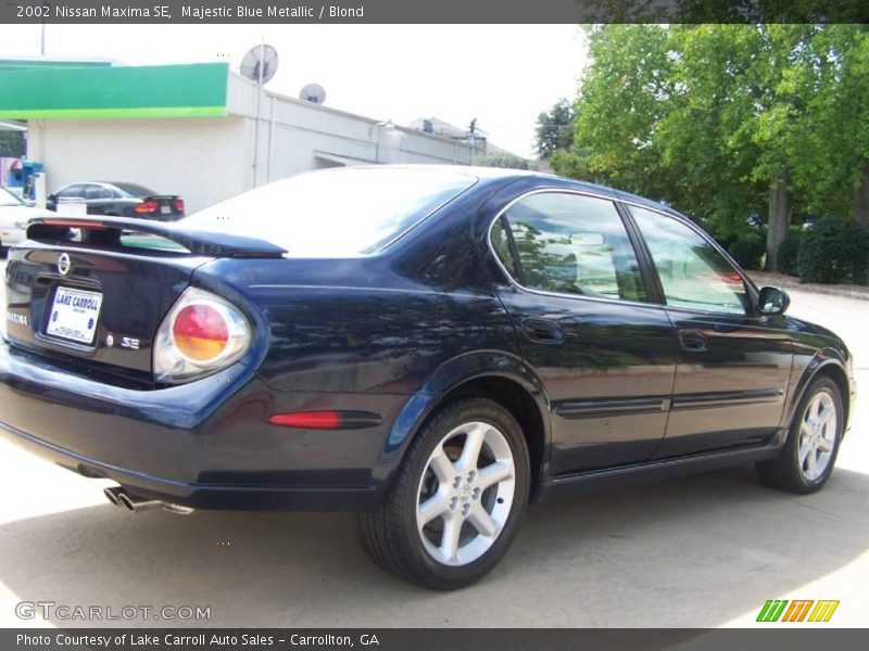 Majestic Blue Metallic / Blond 2002 Nissan Maxima SE