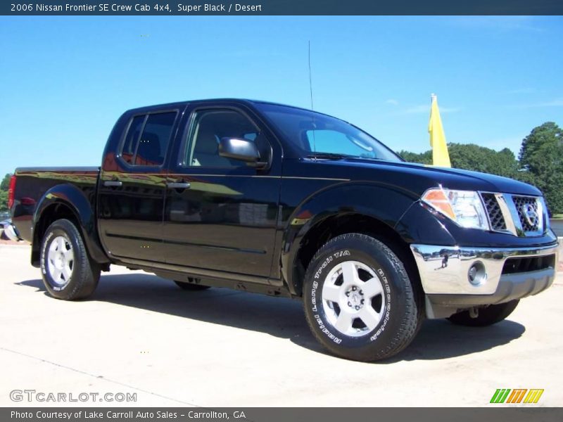 Super Black / Desert 2006 Nissan Frontier SE Crew Cab 4x4