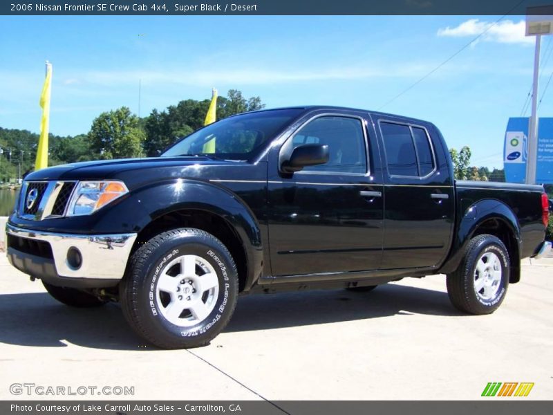Super Black / Desert 2006 Nissan Frontier SE Crew Cab 4x4