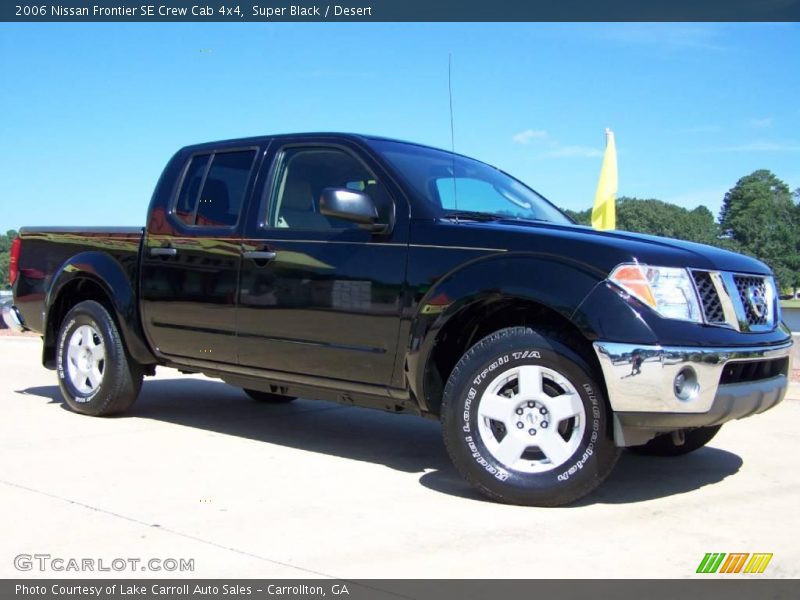 Super Black / Desert 2006 Nissan Frontier SE Crew Cab 4x4