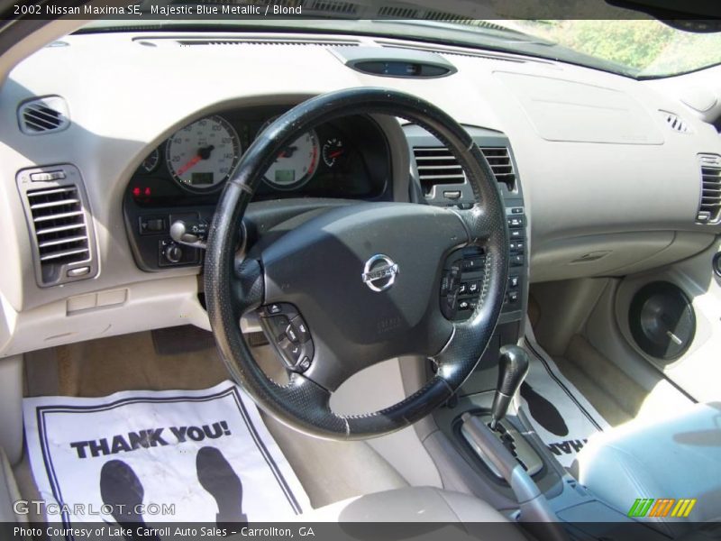 Majestic Blue Metallic / Blond 2002 Nissan Maxima SE