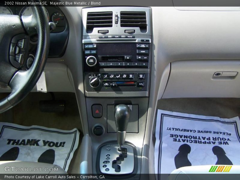 Majestic Blue Metallic / Blond 2002 Nissan Maxima SE