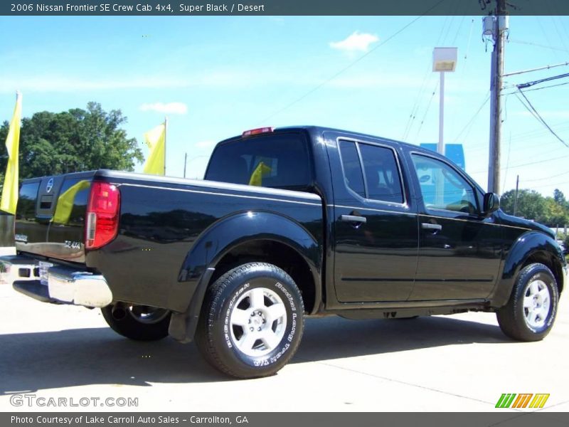 Super Black / Desert 2006 Nissan Frontier SE Crew Cab 4x4