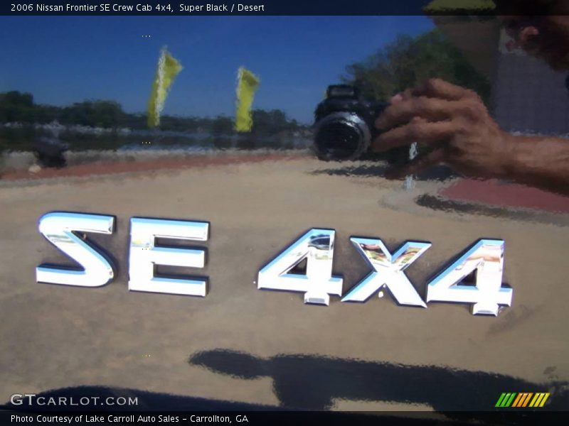 Super Black / Desert 2006 Nissan Frontier SE Crew Cab 4x4