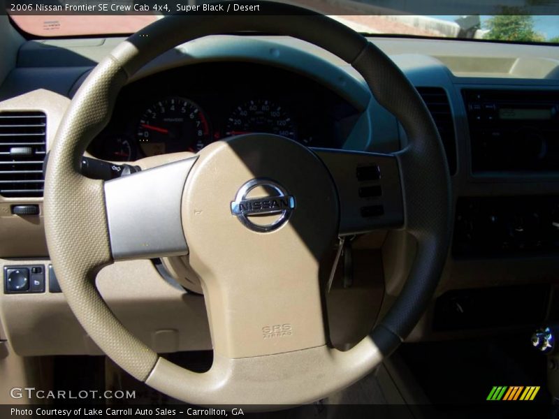 Super Black / Desert 2006 Nissan Frontier SE Crew Cab 4x4