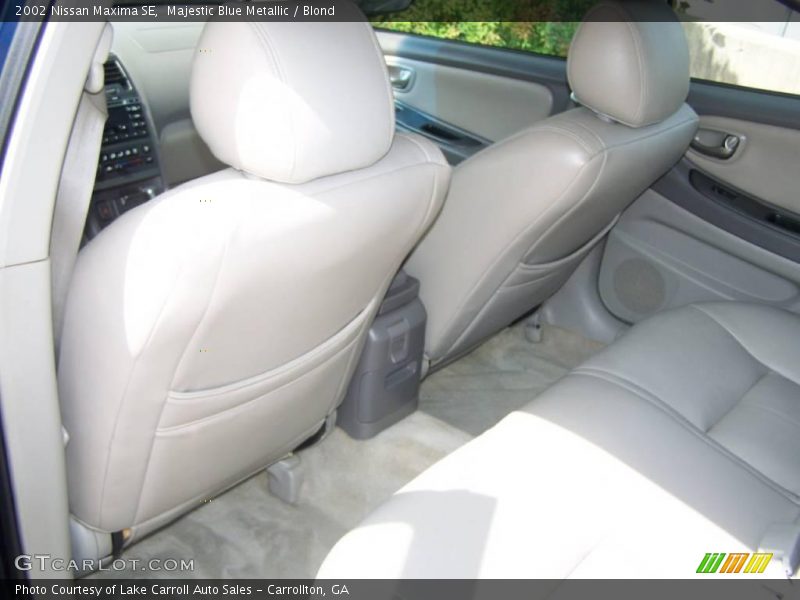 Majestic Blue Metallic / Blond 2002 Nissan Maxima SE