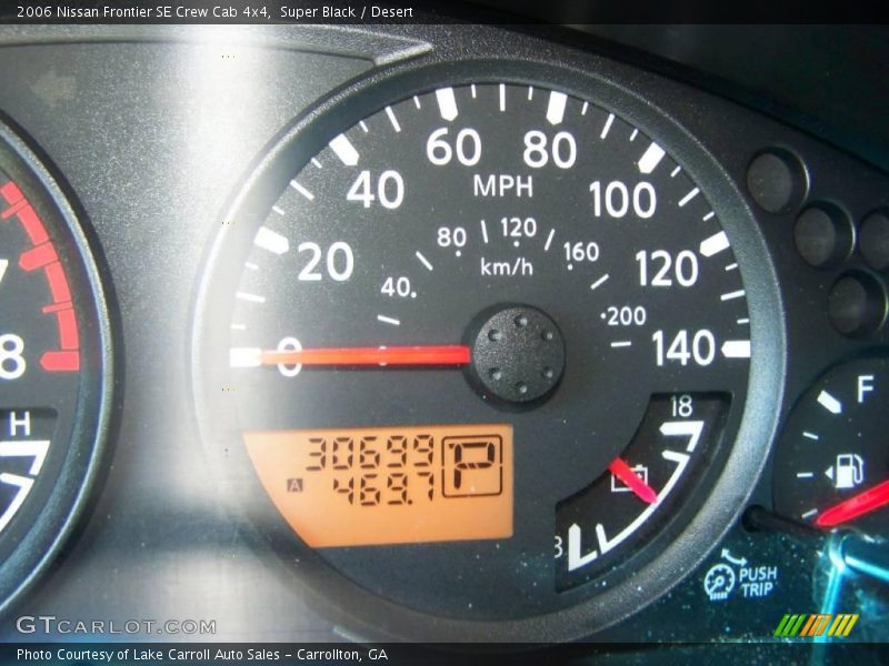 Super Black / Desert 2006 Nissan Frontier SE Crew Cab 4x4