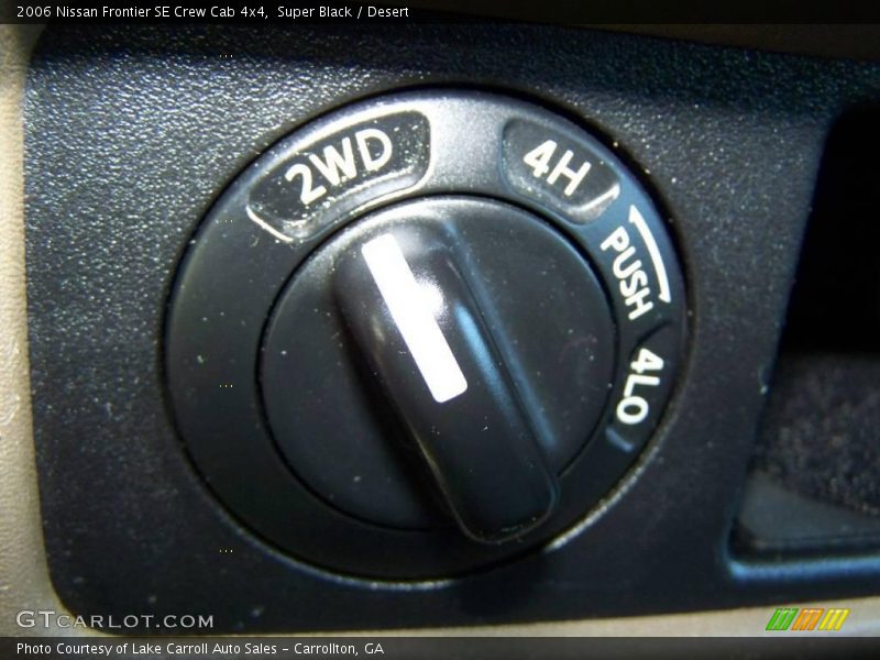 Super Black / Desert 2006 Nissan Frontier SE Crew Cab 4x4