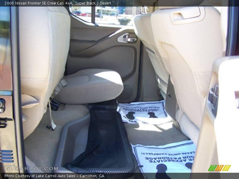 Super Black / Desert 2006 Nissan Frontier SE Crew Cab 4x4