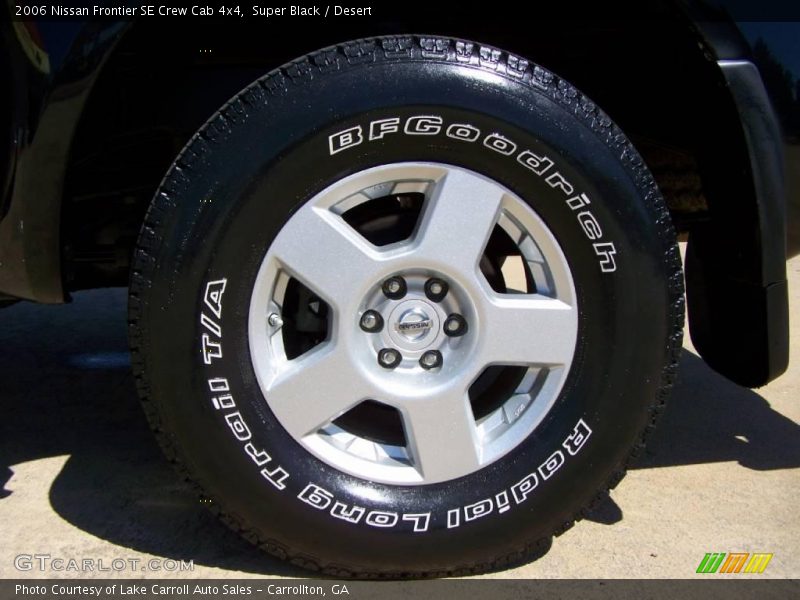 Super Black / Desert 2006 Nissan Frontier SE Crew Cab 4x4