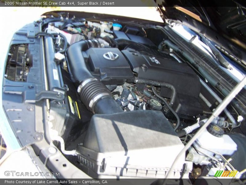 Super Black / Desert 2006 Nissan Frontier SE Crew Cab 4x4