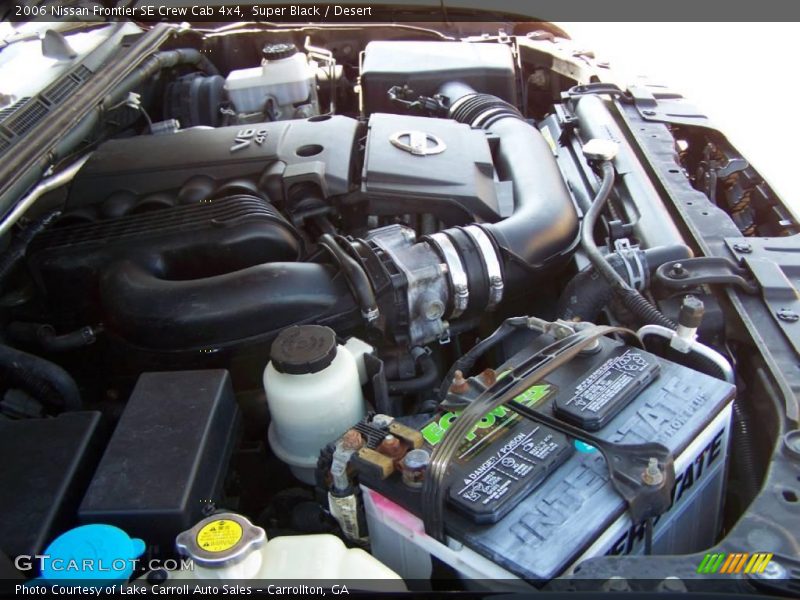 Super Black / Desert 2006 Nissan Frontier SE Crew Cab 4x4