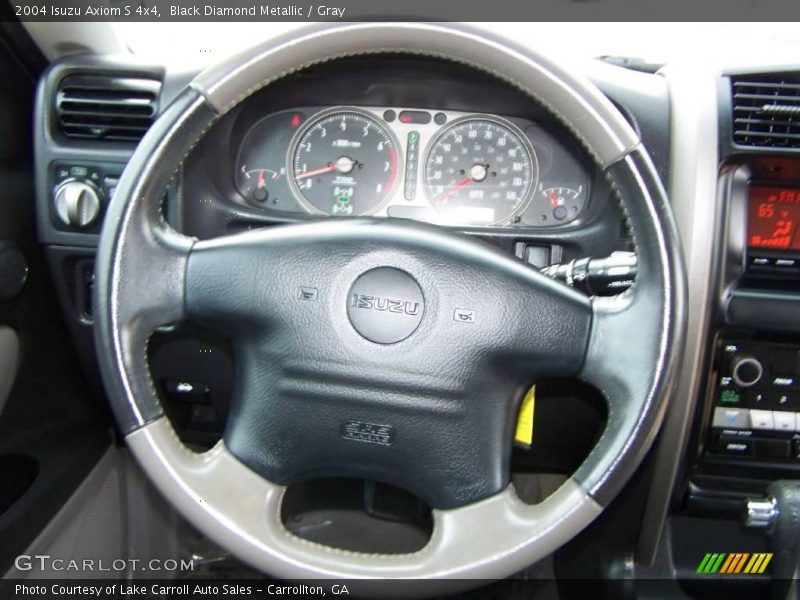 Black Diamond Metallic / Gray 2004 Isuzu Axiom S 4x4