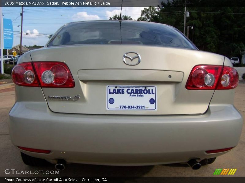 Pebble Ash Metallic / Beige 2005 Mazda MAZDA6 i Sedan