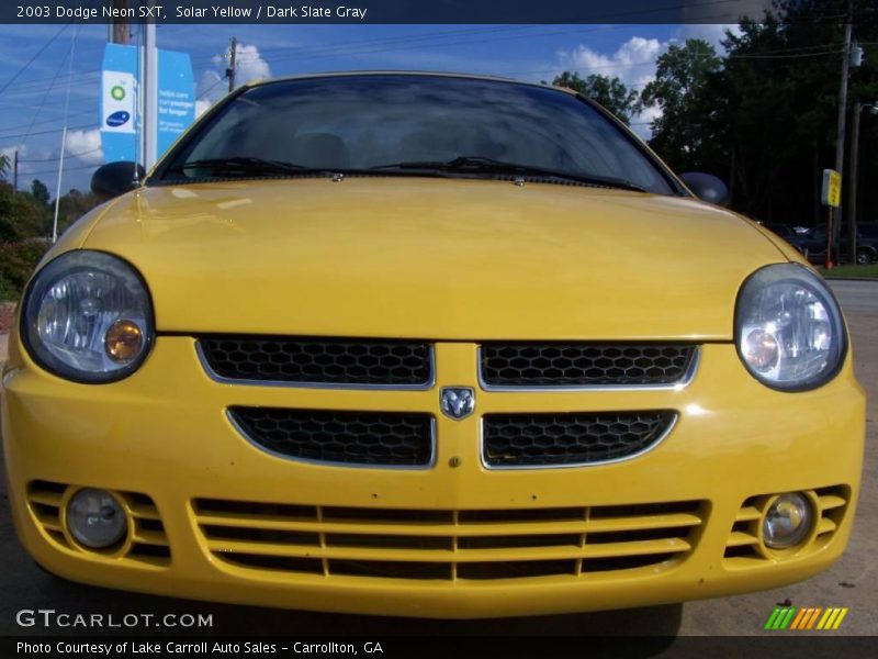 Solar Yellow / Dark Slate Gray 2003 Dodge Neon SXT