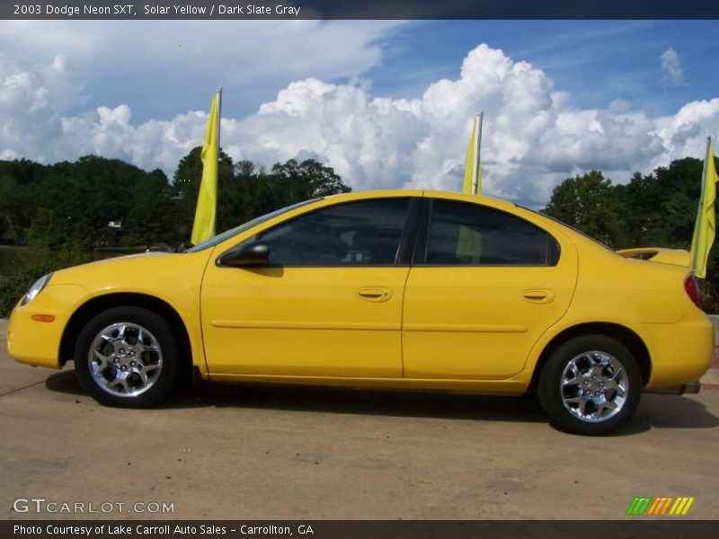 Solar Yellow / Dark Slate Gray 2003 Dodge Neon SXT