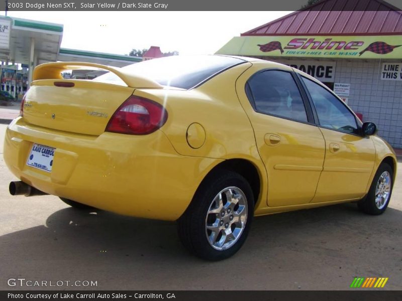 Solar Yellow / Dark Slate Gray 2003 Dodge Neon SXT