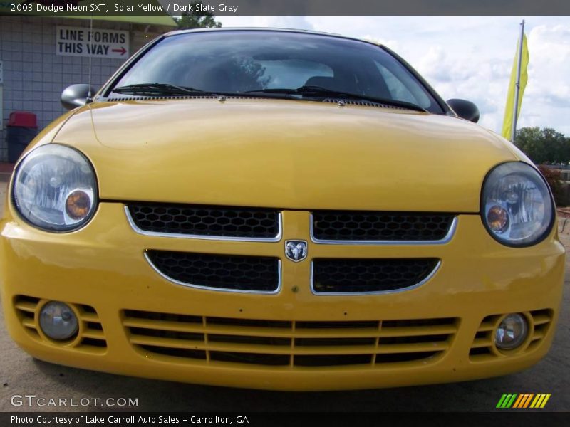 Solar Yellow / Dark Slate Gray 2003 Dodge Neon SXT