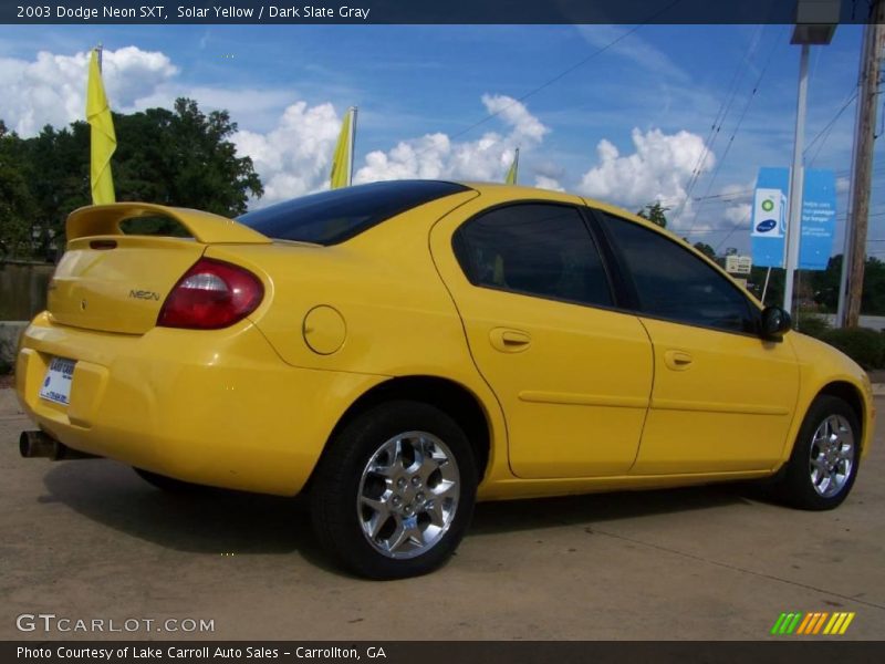 Solar Yellow / Dark Slate Gray 2003 Dodge Neon SXT