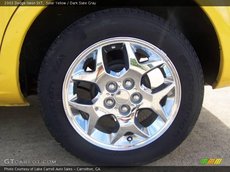 Solar Yellow / Dark Slate Gray 2003 Dodge Neon SXT