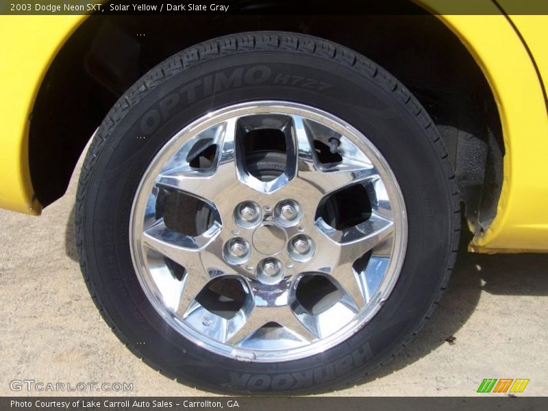 Solar Yellow / Dark Slate Gray 2003 Dodge Neon SXT