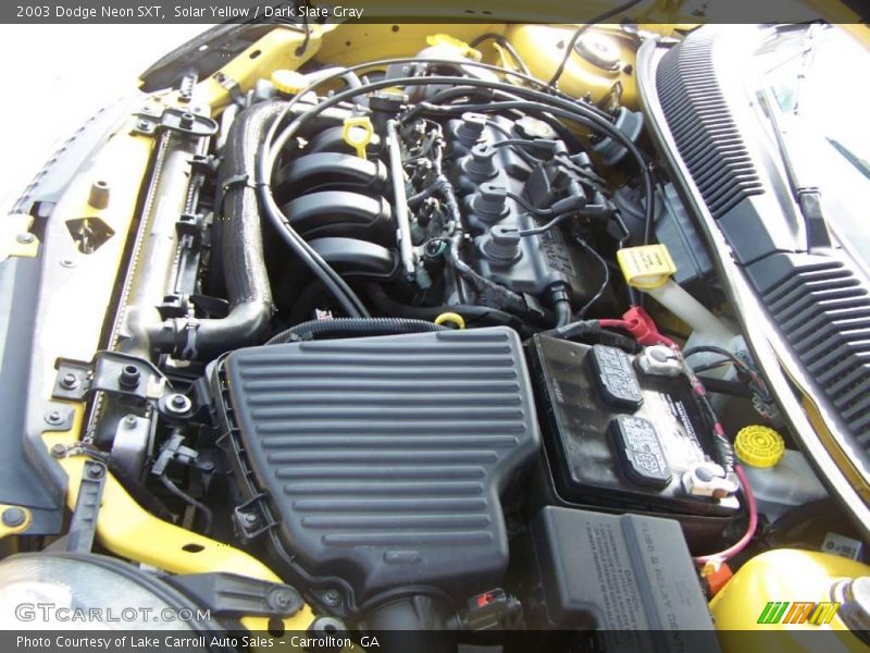 Solar Yellow / Dark Slate Gray 2003 Dodge Neon SXT