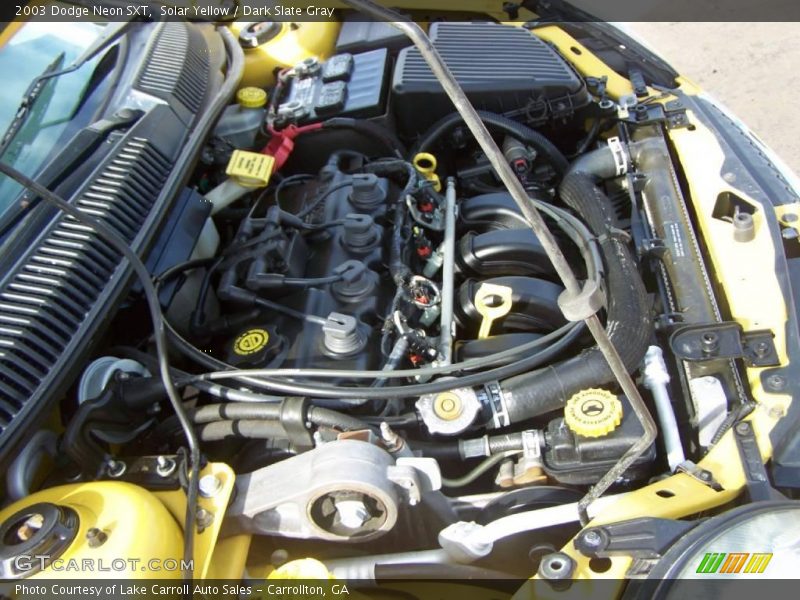 Solar Yellow / Dark Slate Gray 2003 Dodge Neon SXT