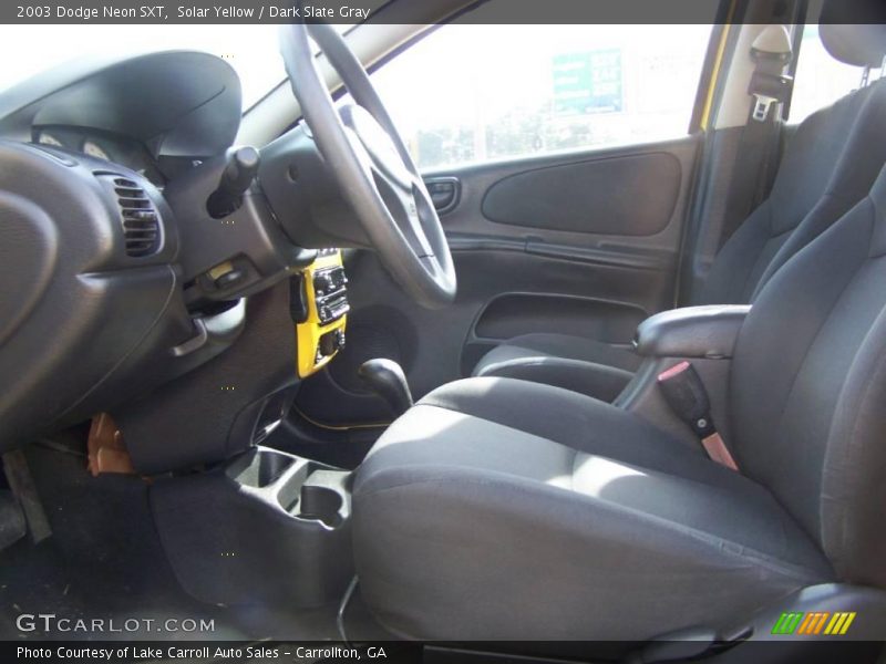 Solar Yellow / Dark Slate Gray 2003 Dodge Neon SXT