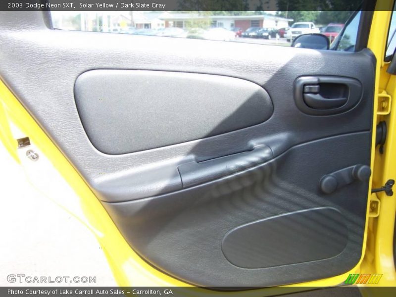 Solar Yellow / Dark Slate Gray 2003 Dodge Neon SXT