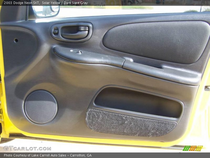 Solar Yellow / Dark Slate Gray 2003 Dodge Neon SXT