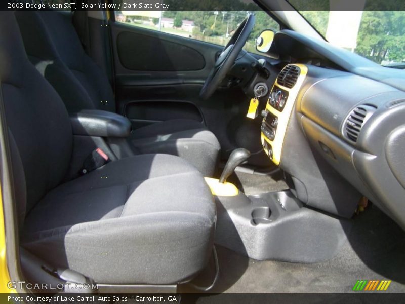 Solar Yellow / Dark Slate Gray 2003 Dodge Neon SXT