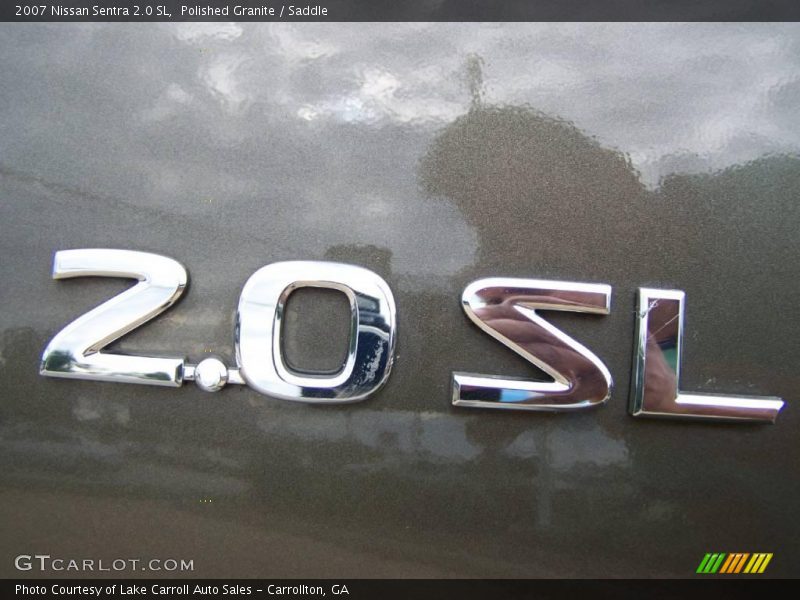 Polished Granite / Saddle 2007 Nissan Sentra 2.0 SL