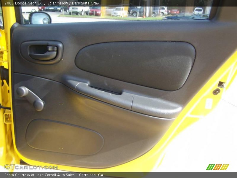Solar Yellow / Dark Slate Gray 2003 Dodge Neon SXT