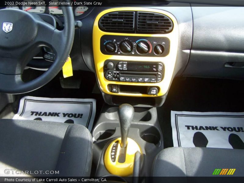 Solar Yellow / Dark Slate Gray 2003 Dodge Neon SXT