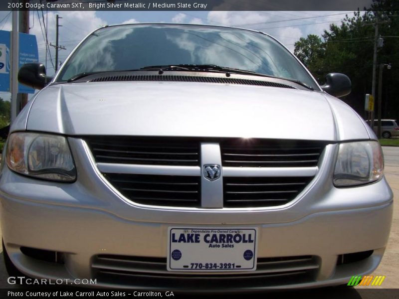 Bright Silver Metallic / Medium Slate Gray 2005 Dodge Caravan SXT