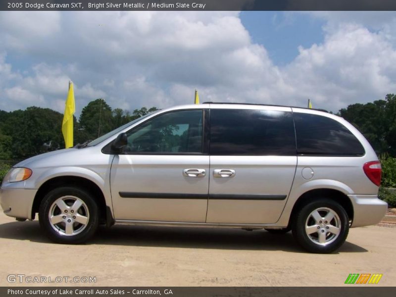 Bright Silver Metallic / Medium Slate Gray 2005 Dodge Caravan SXT