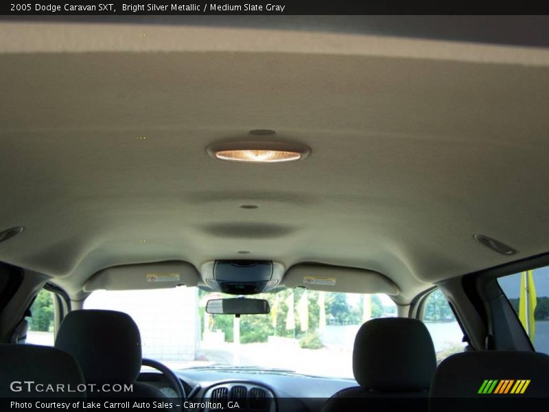 Bright Silver Metallic / Medium Slate Gray 2005 Dodge Caravan SXT