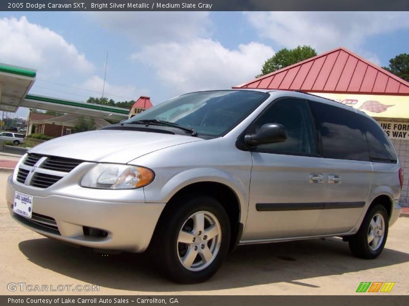 Bright Silver Metallic / Medium Slate Gray 2005 Dodge Caravan SXT