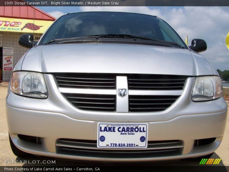 Bright Silver Metallic / Medium Slate Gray 2005 Dodge Caravan SXT