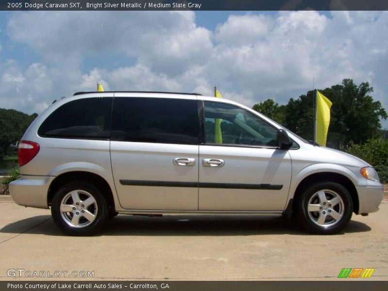 Bright Silver Metallic / Medium Slate Gray 2005 Dodge Caravan SXT