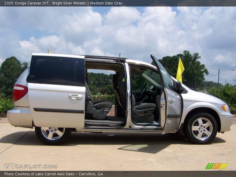 Bright Silver Metallic / Medium Slate Gray 2005 Dodge Caravan SXT