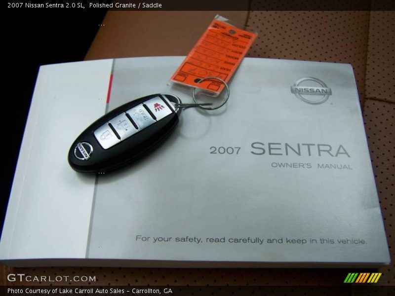 Polished Granite / Saddle 2007 Nissan Sentra 2.0 SL