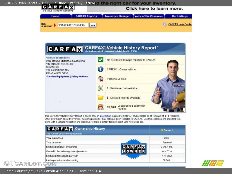 Polished Granite / Saddle 2007 Nissan Sentra 2.0 SL