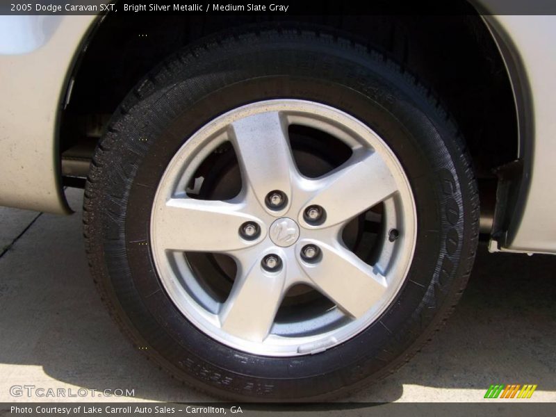 Bright Silver Metallic / Medium Slate Gray 2005 Dodge Caravan SXT