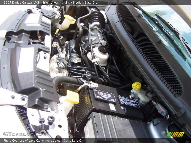 Bright Silver Metallic / Medium Slate Gray 2005 Dodge Caravan SXT