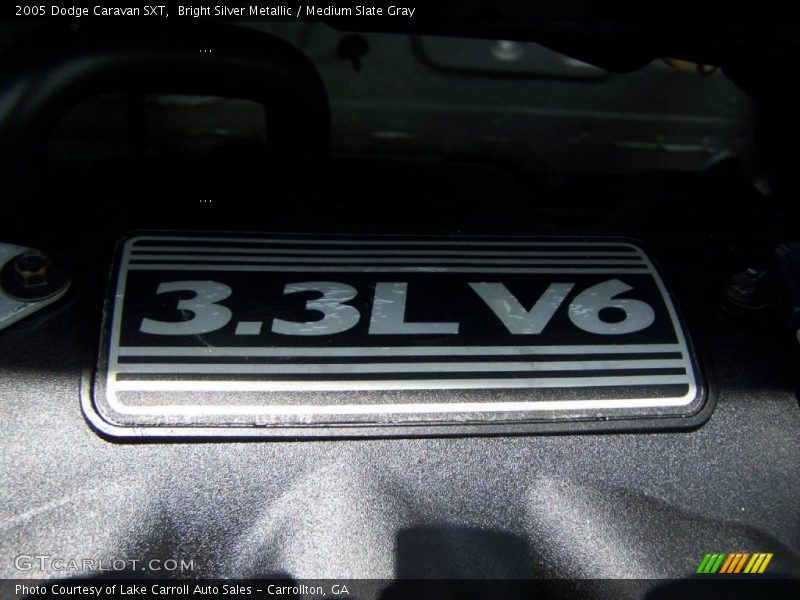 Bright Silver Metallic / Medium Slate Gray 2005 Dodge Caravan SXT