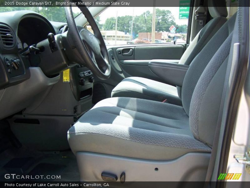 Bright Silver Metallic / Medium Slate Gray 2005 Dodge Caravan SXT