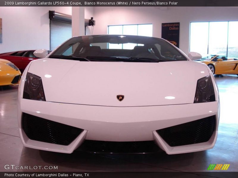 Bianco Monocerus (White) / Nero Perseus/Bianco Polar 2009 Lamborghini Gallardo LP560-4 Coupe